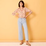 Chemise oversize imprim fleuri - blancheporte