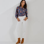 Chemisier boutonn� imprim�, col rond - blancheporte