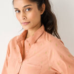 Chemisier boutonn imprim dor - blancheporte