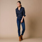 Chemisier boutonn imprim dor - blancheporte