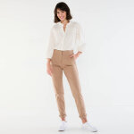 Chemisier broderie anglaise, smocks et col volant - blancheporte