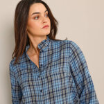 Chemisier  carreaux, flanelle - blancheporte