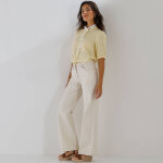 Chemisier � carreaux, en gaze de coton - blancheporte