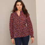 Chemisier fluide, imprim fleurs - blancheporte