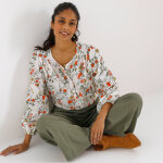 Chemisier imprim� coquelicots - blancheporte