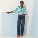 Chemisier imprim floral, voile de coton - blancheporte