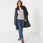 Cir long impermable, doubl polaire, polyester recycl * * - blancheporte