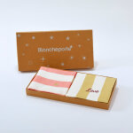 Coffret de 4 serviettes de table en coton, brodes - blancheporte