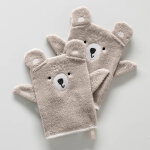 Collection ponge enfant brode ourson coton - 380 g / m - colombine des petits
