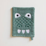Collection ponge enfant brode personnalisable dinosaure coton - 380g / m2 - colombine des petits