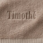 Collection serviettes de bain 640 g / m2 personnalisables confort extra moelleux - drap de douche : 70x130cm ...