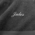 Collection serviettes de bain personnalisables confort moelleux - colombine