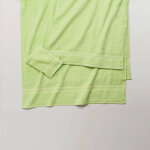 Collection serviettes de bain unies 420 g / m2 confort moelleux - lot de 2 serviettes : 50x100cm - vert ...