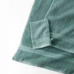 Collection serviettes de bain unies 420 g / m2 confort moelleux - drap de douche : 70x130cm - vert - ...