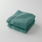 Collection serviettes de bain unies 540g / m2 confort luxe - drap de douche : 68x132cm - vert - colombine ...