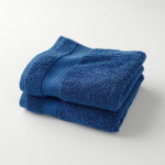 Collection serviettes de bain unies 540g / m2 confort luxe - drap de douche : 68x132cm - bleu - colombine ...