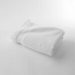 Collection serviettes de bain unies 540g / m2 confort luxe - drap de douche : 68x132cm - blanc - colombine ...