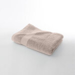 Collection serviettes de bain unies coton modal 500 g / m - serviette : 50x100cm - taupe - colombine ...
