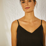 Combinette en coton - bretelles r�glables - blancheporte