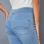 Corsaire fusel ultra stretch, maille effet jean - blancheporte