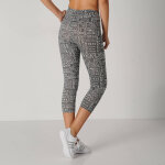 Corsaire imprimé extensible taille Élastiquée - blancheporte Corsaire imprimé extensible taille Élastiquée - blancheporte