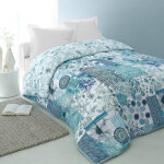 Couette coton imprim�e champ�tre 400 g / m� - blancheporte