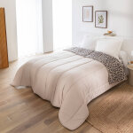 Couette microfibre imprimé léopard 200 g / m² - blancheporte Couette microfibre imprimé léopard 200 g / m² - blancheporte