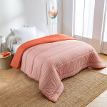 Couette microfibre imprim� vichy 400 g / m� - blancheporte