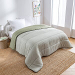 Couette microfibre imprim� vichy 400 g / m� - blancheporte