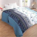 Couette microfibre imprim�e floral 200 g / m� - blancheporte