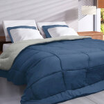 Couette unie douceur microfibre r�versible 400g / m� - blancheporte