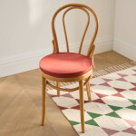 Coussin d'assise uni rond bachette - blancheporte