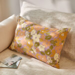 Coussin imprimé fleuri - blancheporte Coussin imprimé fleuri - blancheporte
