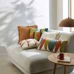 Coussin imprim gomtrique - blancheporte