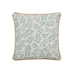Coussin imprim vgtal biais en jute - blancheporte