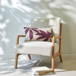 Coussin rectangulaire imprim feuillage - blancheporte