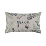 Coussin rectangulaire imprimé fougères - blancheporte Coussin rectangulaire imprimé fougères - blancheporte