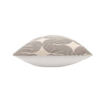 Coussin rectangulaire imprim� graphique d�tails dor�s - blancheporte