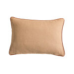 Coussin rectangulaire imprim  oiseaux de paradis  - blancheporte