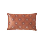 Coussin rectangulaire velours imprim fleurs - blancheporte