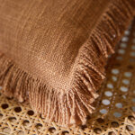 Coussin uni coton textur - blancheporte