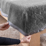 Couverture bicolore courtelle mi - housse 420 g / m - blancheporte