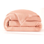 Couverture climatisante nid d'abeille 350 g / m - blancheporte