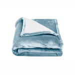 Couverture double face polaire et sherpa - blancheporte