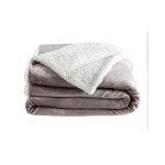 Couverture double face polaire et sherpa - blancheporte