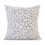 Couvre - lit jacquard motif feuilles - blancheporte