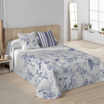 Couvre - lit matelass� capri imprim� r�versible - blancheporte