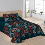 Couvre - lit matelass imprim jungle - blancheporte