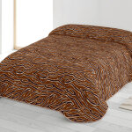 Couvre - lit matelass imprim zebra - blancheporte