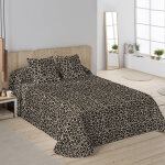 Couvre - lit matelass� l�o imprim� l�opard - blancheporte